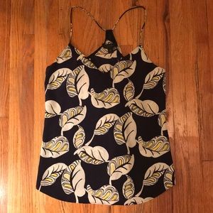 J Crew V-neck silk printed camisole